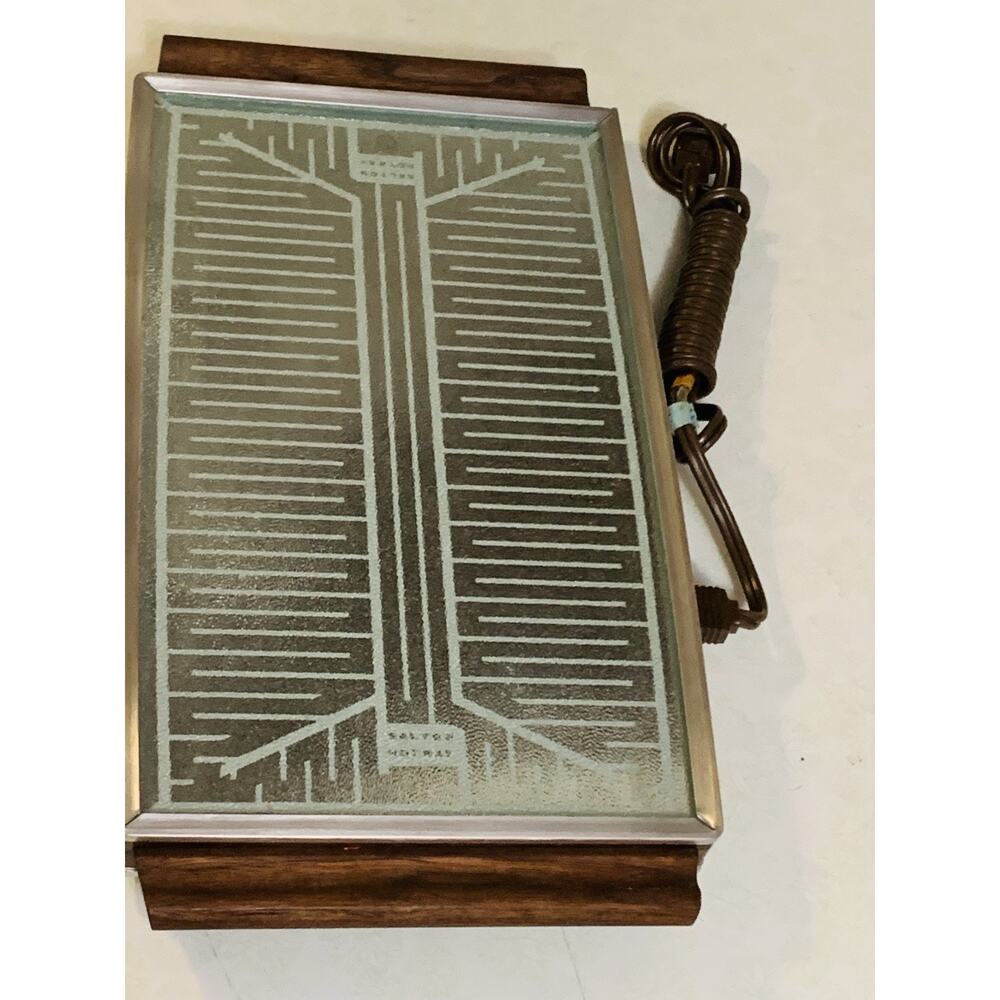 Salton H-110 Cosmopolitan Automatic Food Warmer Hot Tray 1963 Vintage Tested